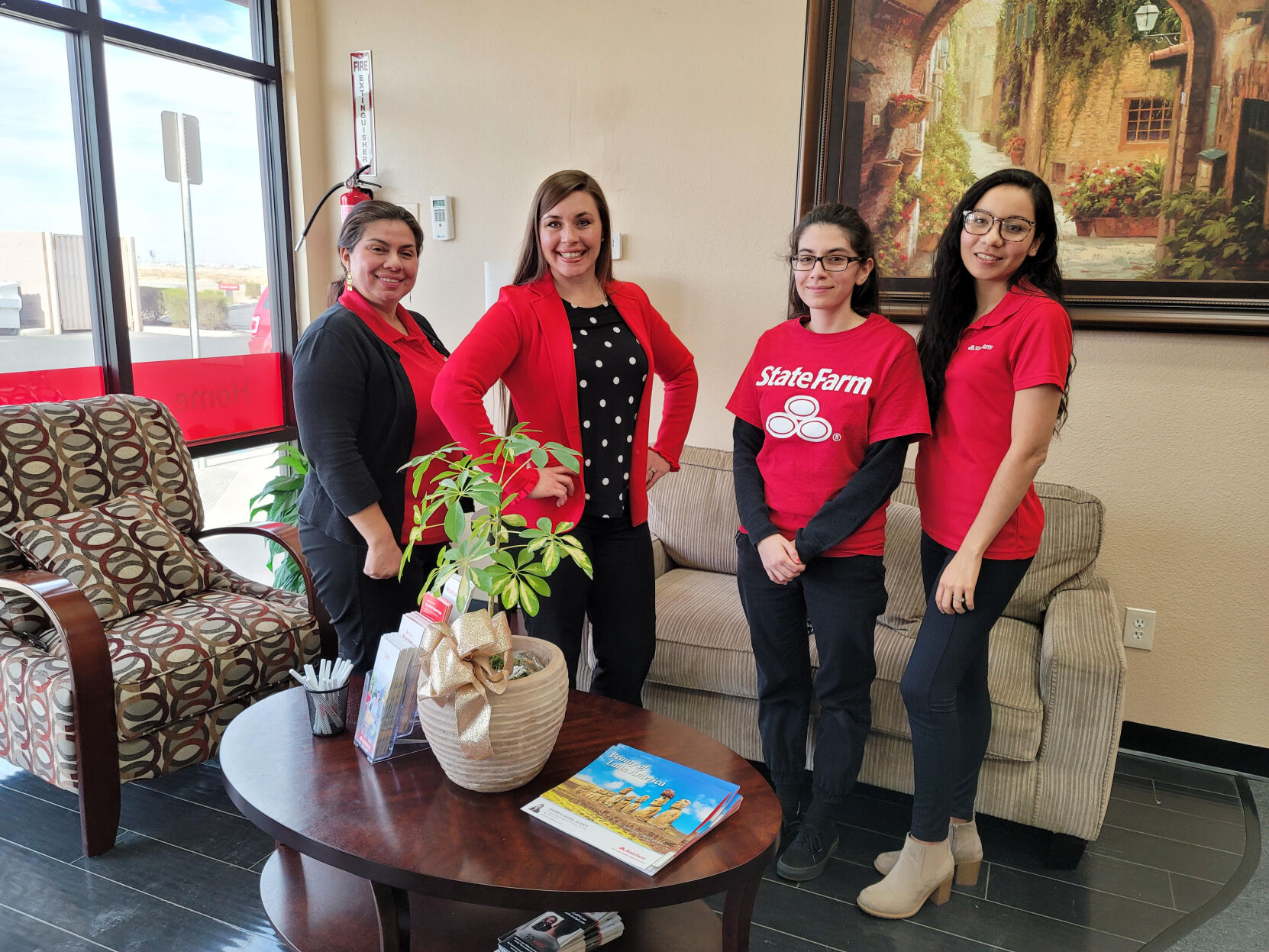 Sierra Jaime with her State Farm Team